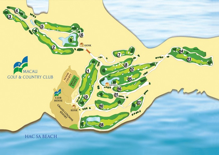 Macau Golf & Country Club Layout
