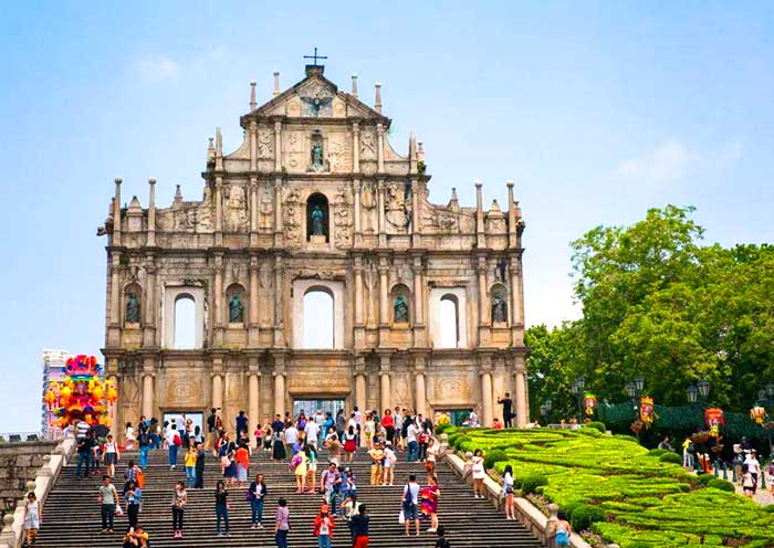 the Ruins of St. Paul's Cathedral, Macau