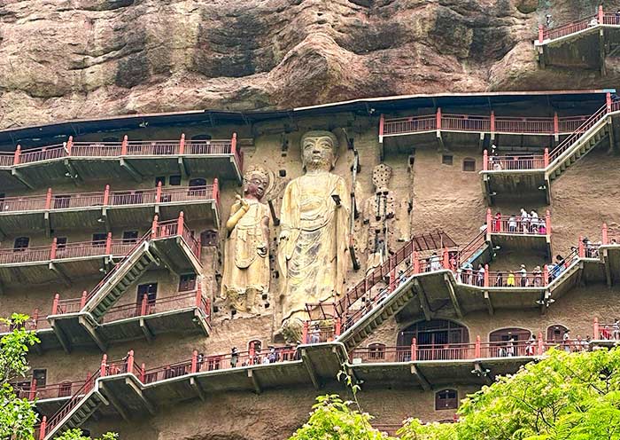 Maijishan Grottoes, one of China's