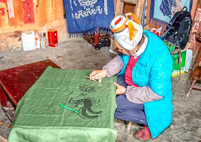 Batik in Matang Gejia Village