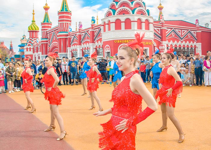 Russian Matryoshka Doll Square