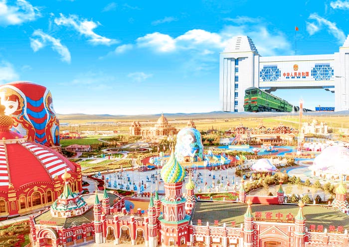 Russian Matryoshka Doll Square