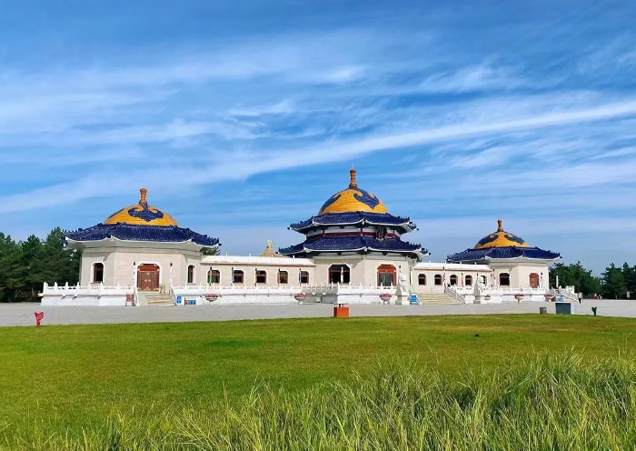 A sacred shrine of founder of Mongol Empire - Genghis Khan
