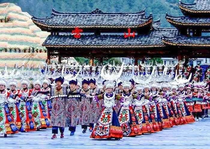 Locals are celebrating the Miao New Year