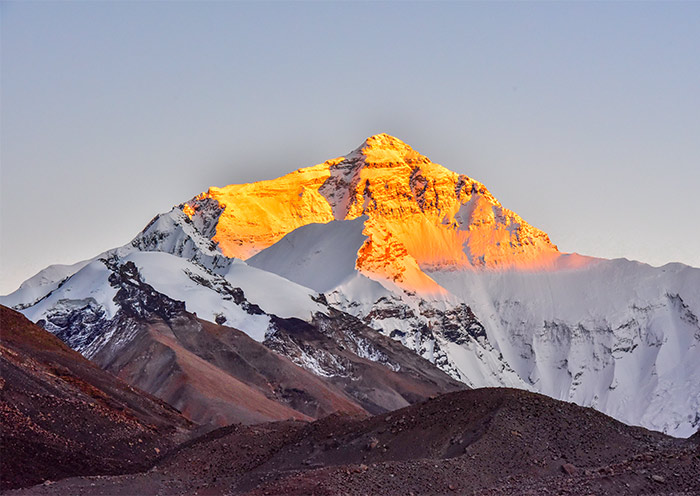 Mount Everest "Sunshine on Golden Mountain" Mount Everest