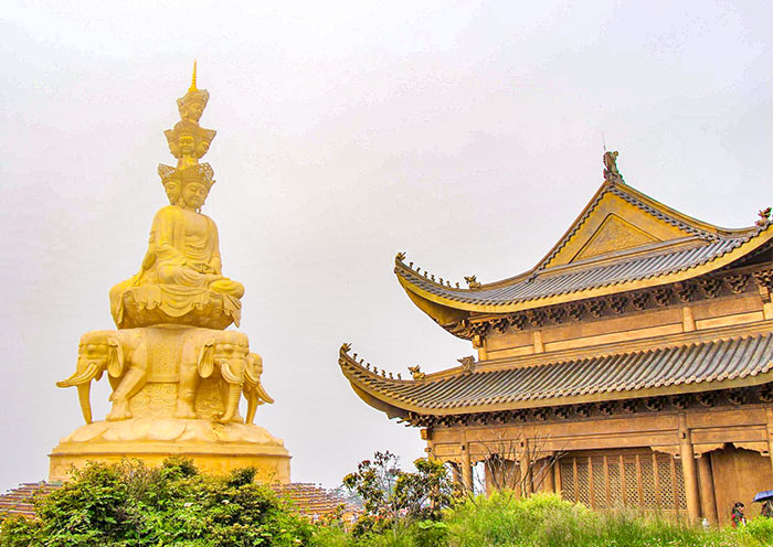 Mount Emei Golden Summit Chengdu Leshan Mount Emei Tour