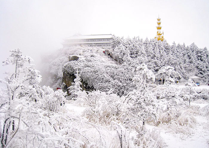 Mount Emei in Winter