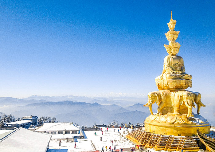 Head to Golden Summit in Winter