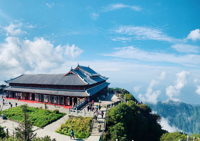 View Temple in Mount Emei