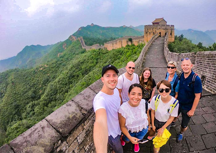 Our Guest Visited Mutianyu Great Wall in Summer