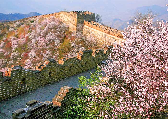 Mutianyu Great Wall Spring View
