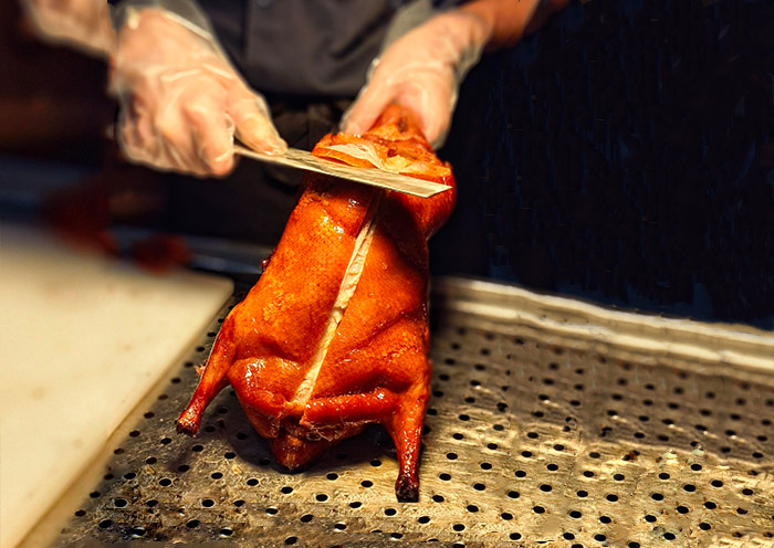 Beijing's famous crispy-skinned roast duck