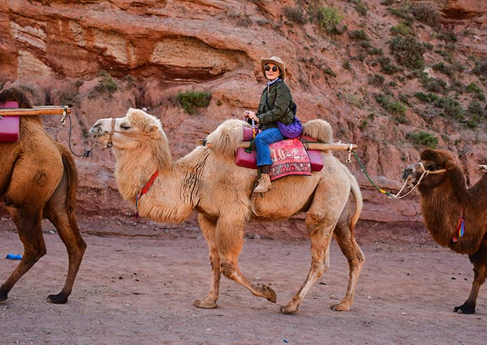 Camel Ride, Pingshan Lake Grand Canyon