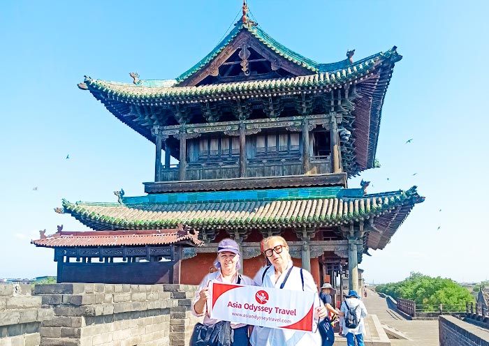 On Pingyao Ancient City Wall, Shanxi 