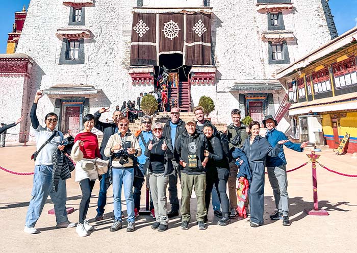 Our Guests at Potala Palace