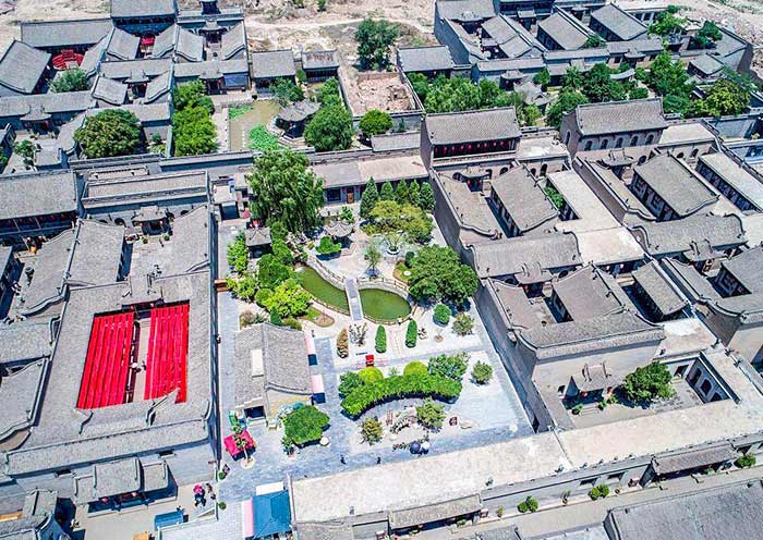 Bird-eye View of Qiao Family Compound, Pingyao