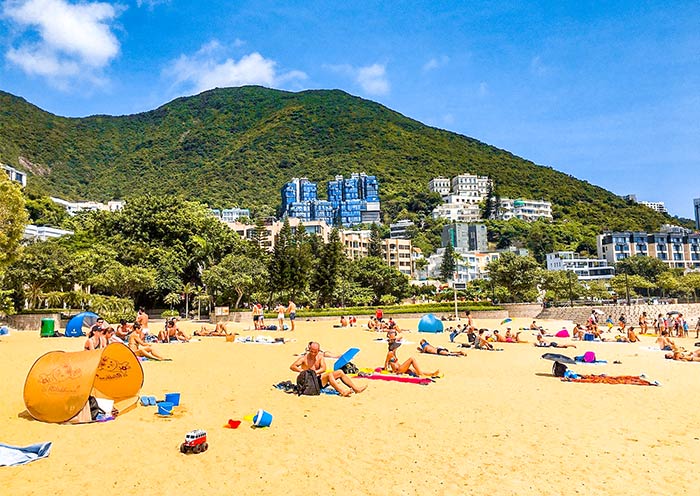 Repulse Bay is a favorite spot for sunbathing and water activities