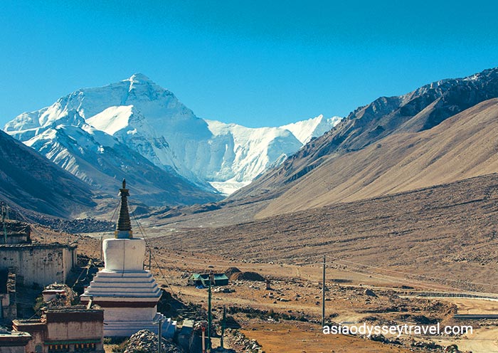 Rongbuk Monastery in Tibet