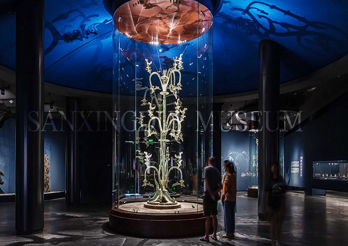 4-meter-tall bronze Sacred Tree at Sanxingdui Museum
