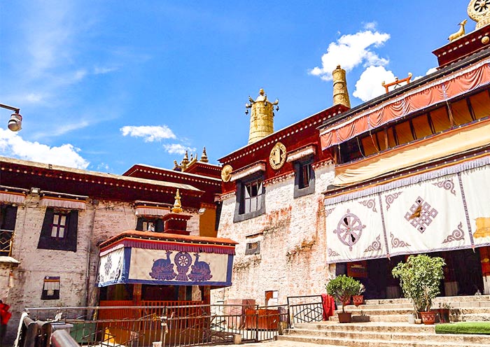 Beautiful Architecture of Sera Monastery Lhasa Sera Monastery