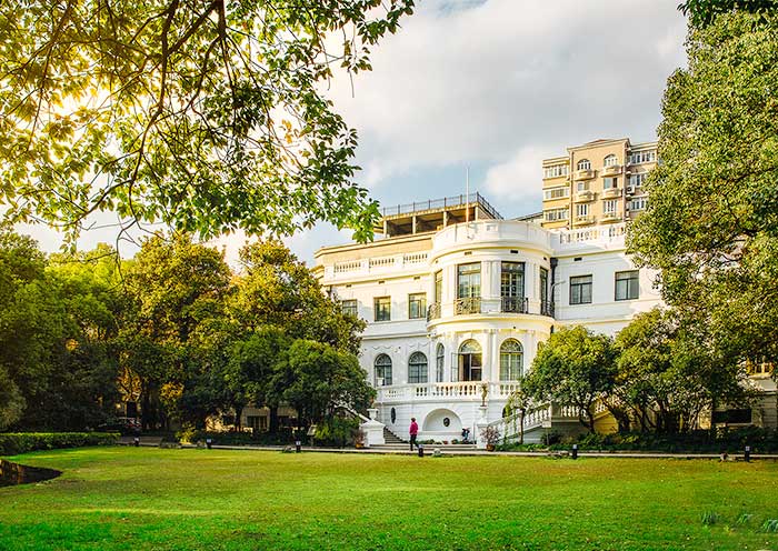 One of the finest of the grand mansions of old Shanghai