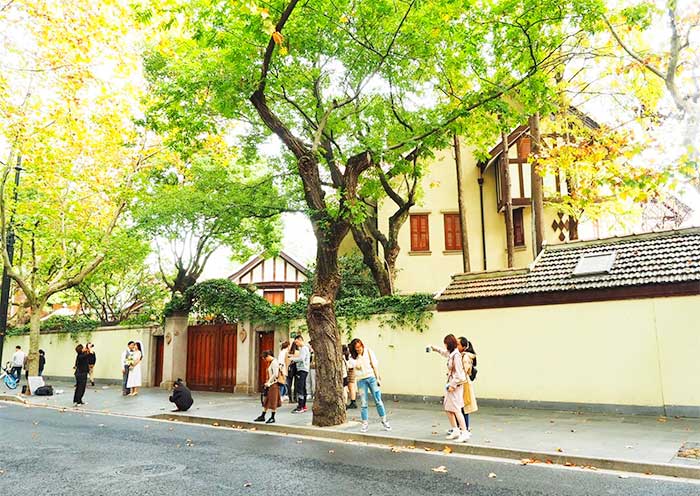 Wukang Road, a famous street located in French Concession