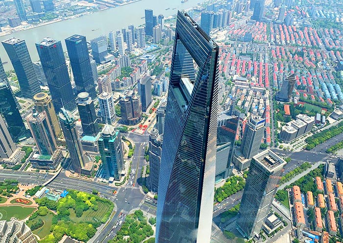 Shanghai Tower Panoramic View