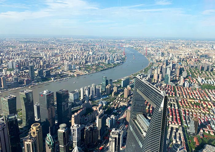 Panoramic View from Shanghai Tower