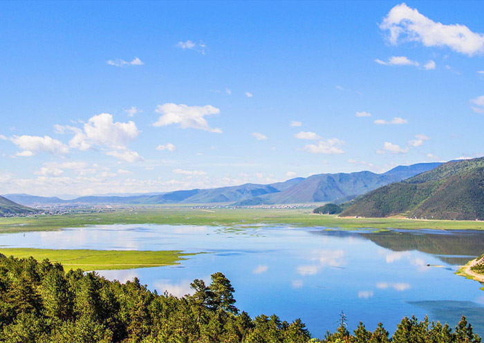 Shangri-La Napahai is a lake in the wet season