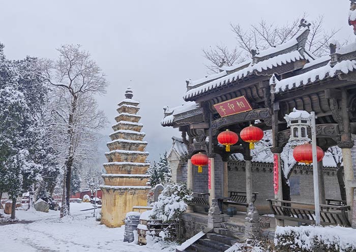 Shaolin Temple Winter View