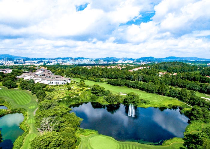 Bird-eye View of Shenzhen Mission Hills