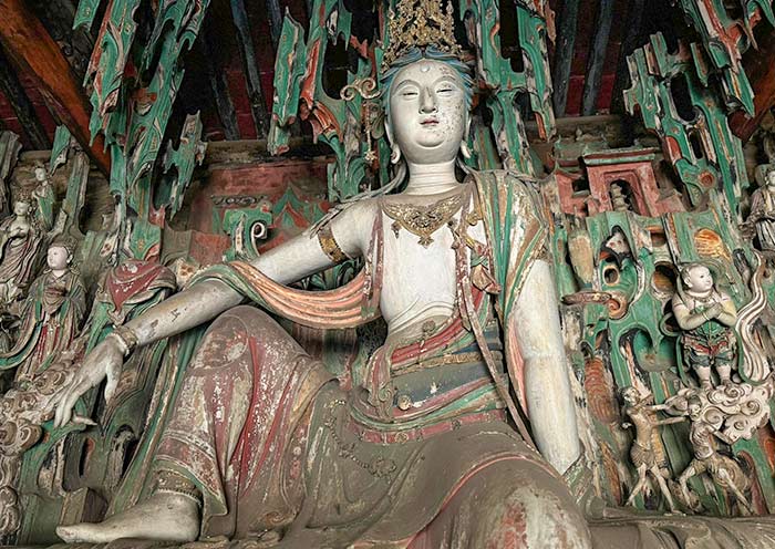 Statue of Avalokitesvara, Shuanglin Temple