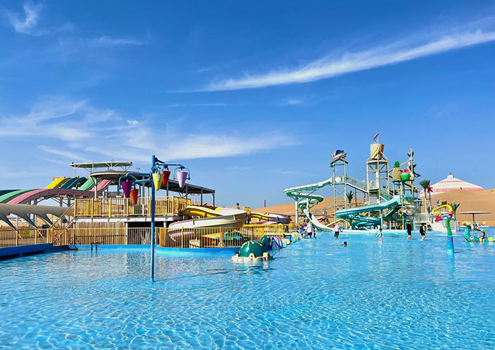 Water park in Sounding Sand Bay 