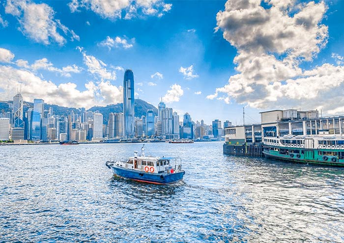 Star Ferry to travel across Kowloon and Hong Kong Island