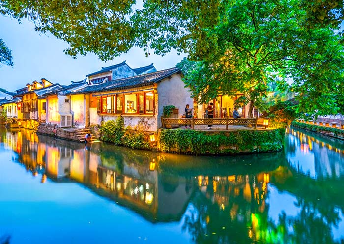 Zhouzhuang Water Town Night View