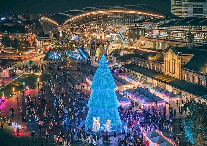 Taichung's Christmas vibes lights up in December