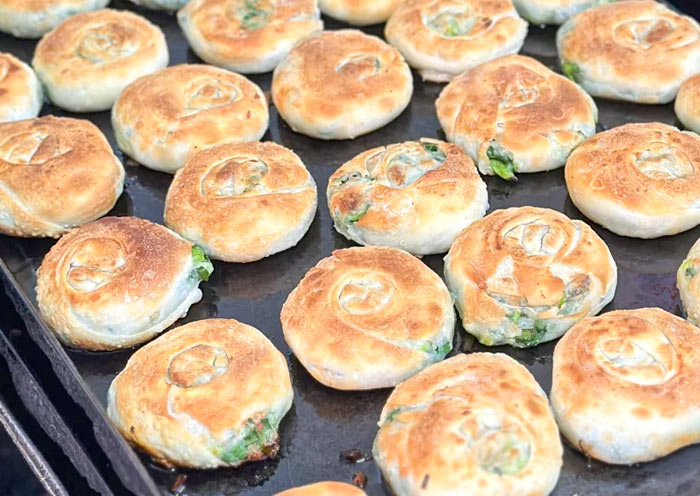 Taiwanese Scallion Pancake