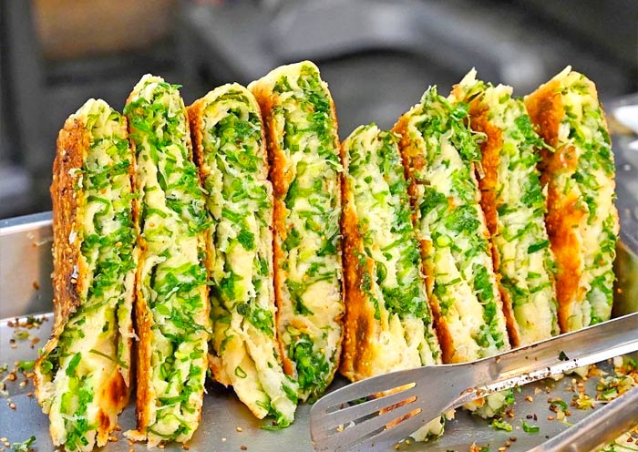 Taiwanese Scallion Pancake
