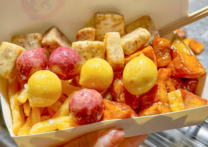 Taiwanese Sweet Potato Balls