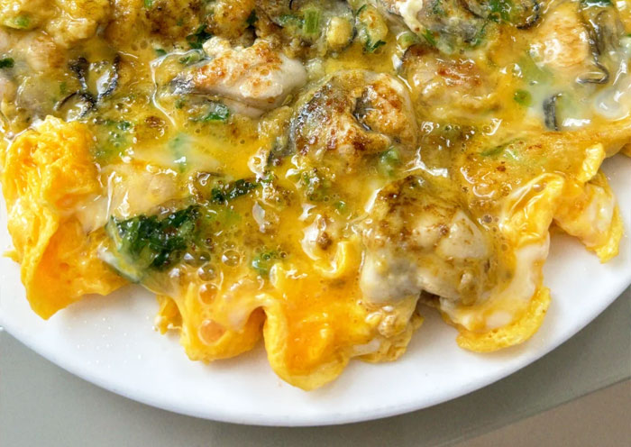 Taiwanese Oyster Omelet