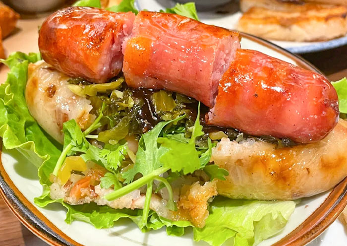 Taiwanese Sausage in a Sausage