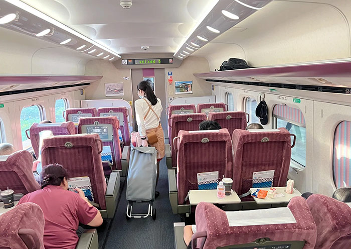 Taiwan High Speed Rail Train Business Car