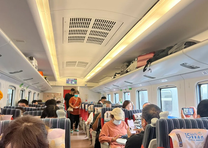 Taiwan TRA Puyuma Train Standard Car
