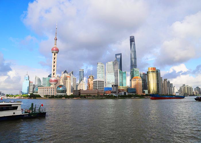 The Bund in Shanghai