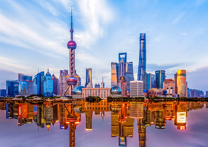 The Bund in Shanghai