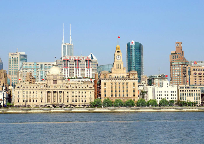the Bund in Shanghai