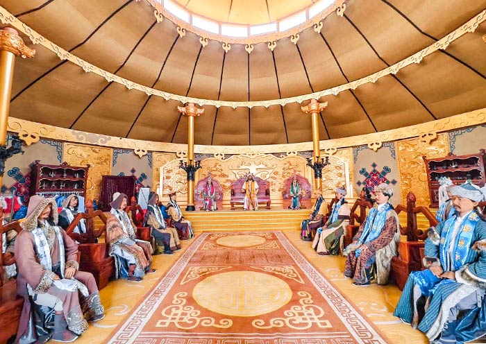 Golden Assembly Tent of The Grand Khan Palace