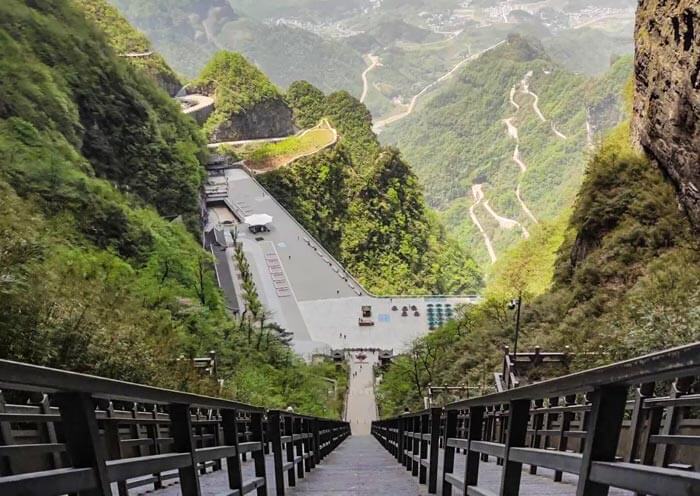 Tianmen Cave overlooking the 99 Steps, Zhangjiajie