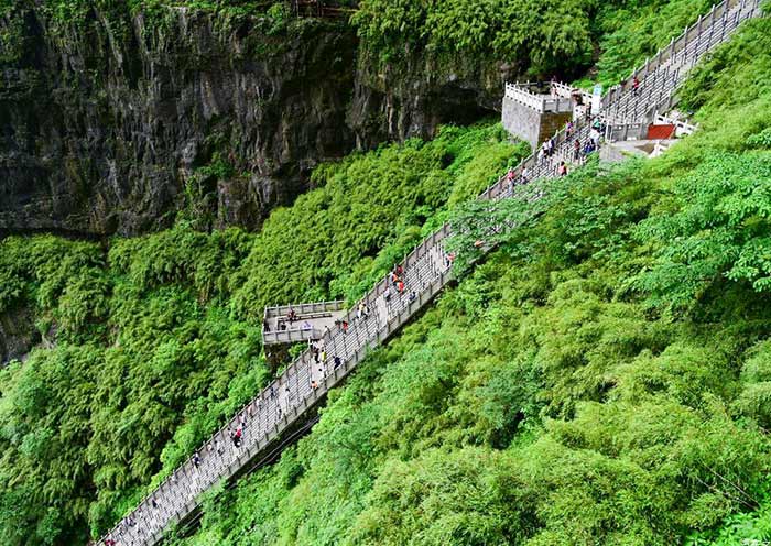 999 Steps in Tianmen Mountain, Zhangjiajie