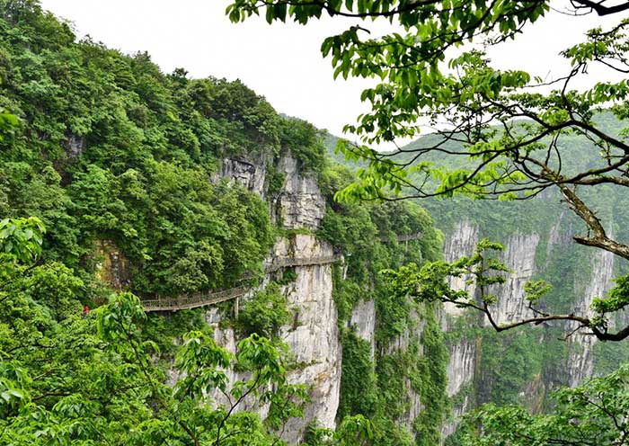 Tianmen Mountain Guigu Cliff Path